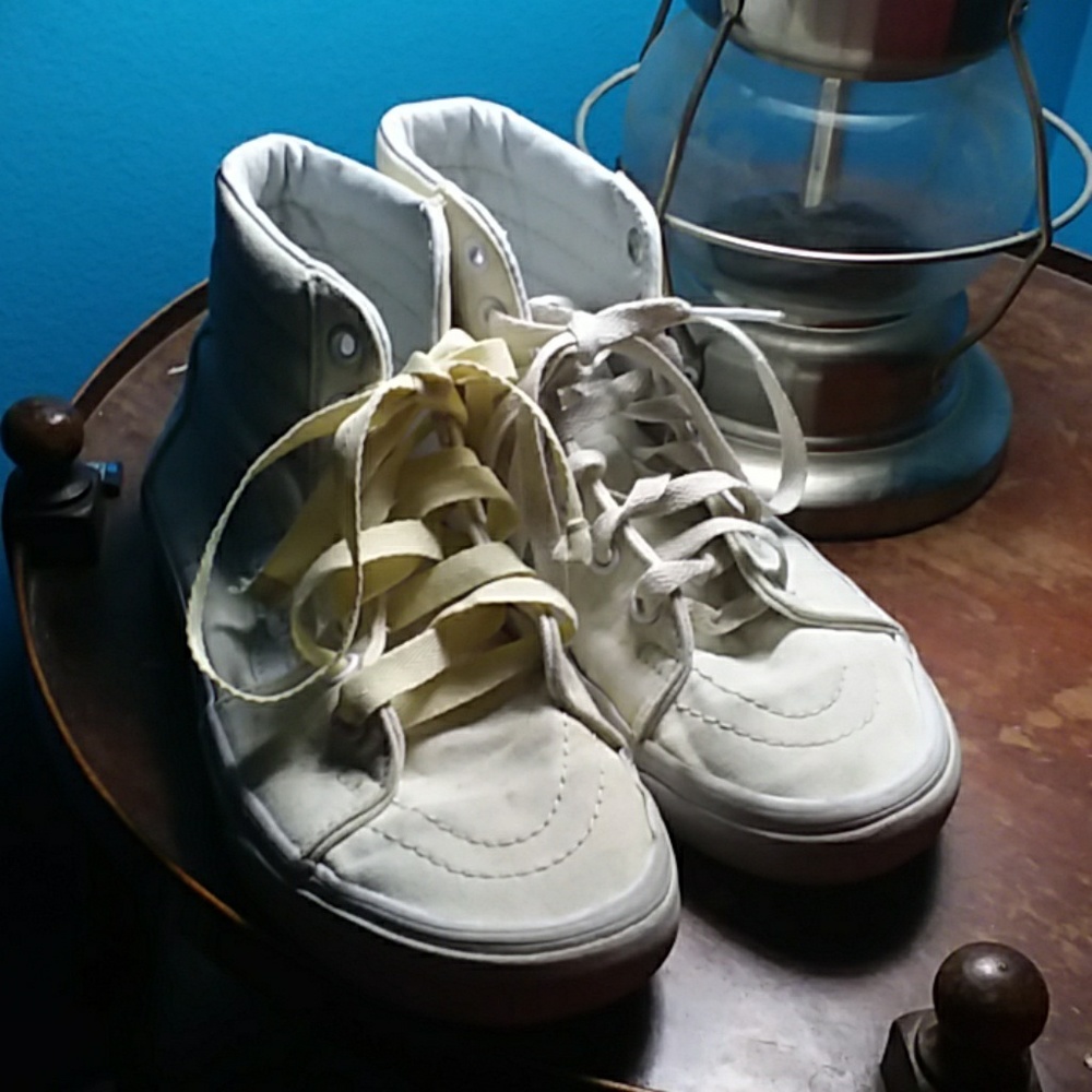 White high top Van's